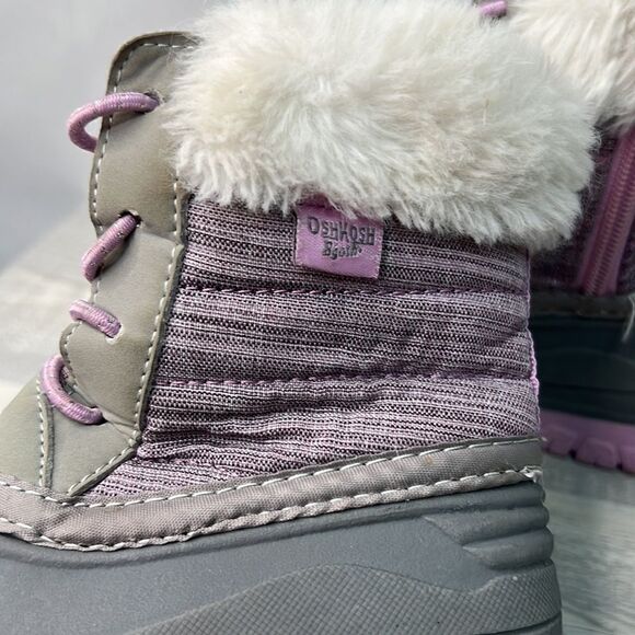 OshKosh B’Gosh purple snow boots size 7 - Picture 5 of 14